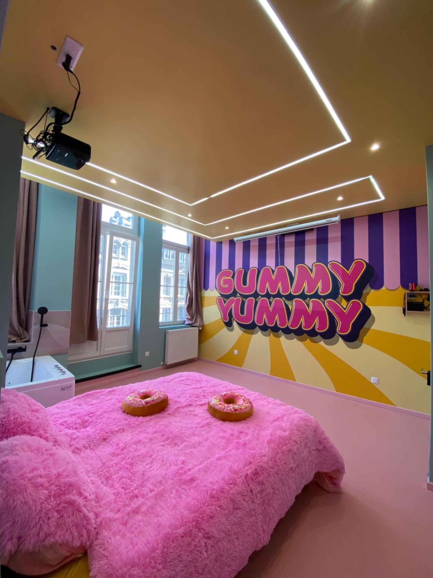 Capsule Bonbon - Balneo - Sauna - Billard - Nintendo Switch Douai Exteriör bild