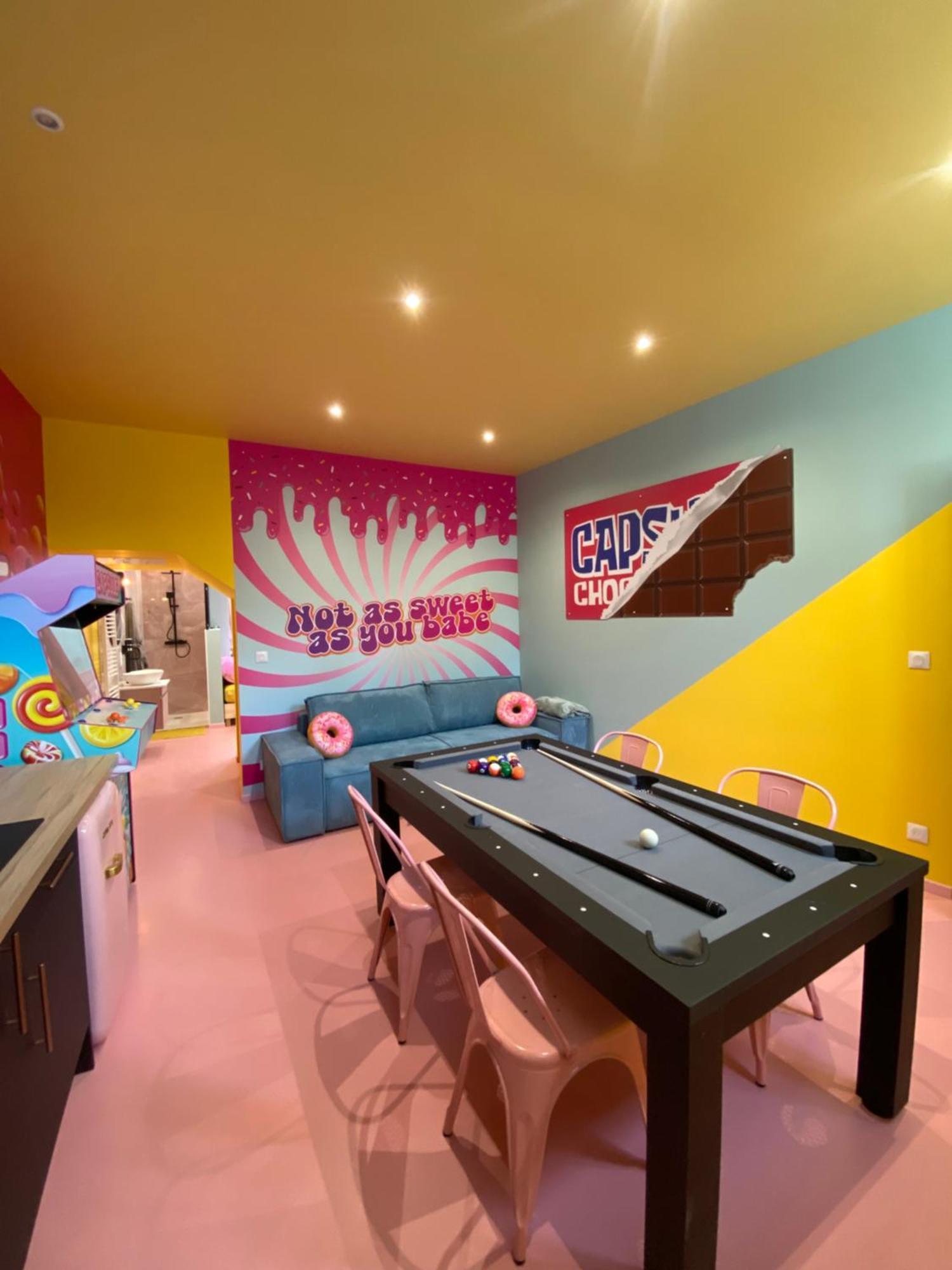 Capsule Bonbon - Balneo - Sauna - Billard - Nintendo Switch Douai Exteriör bild