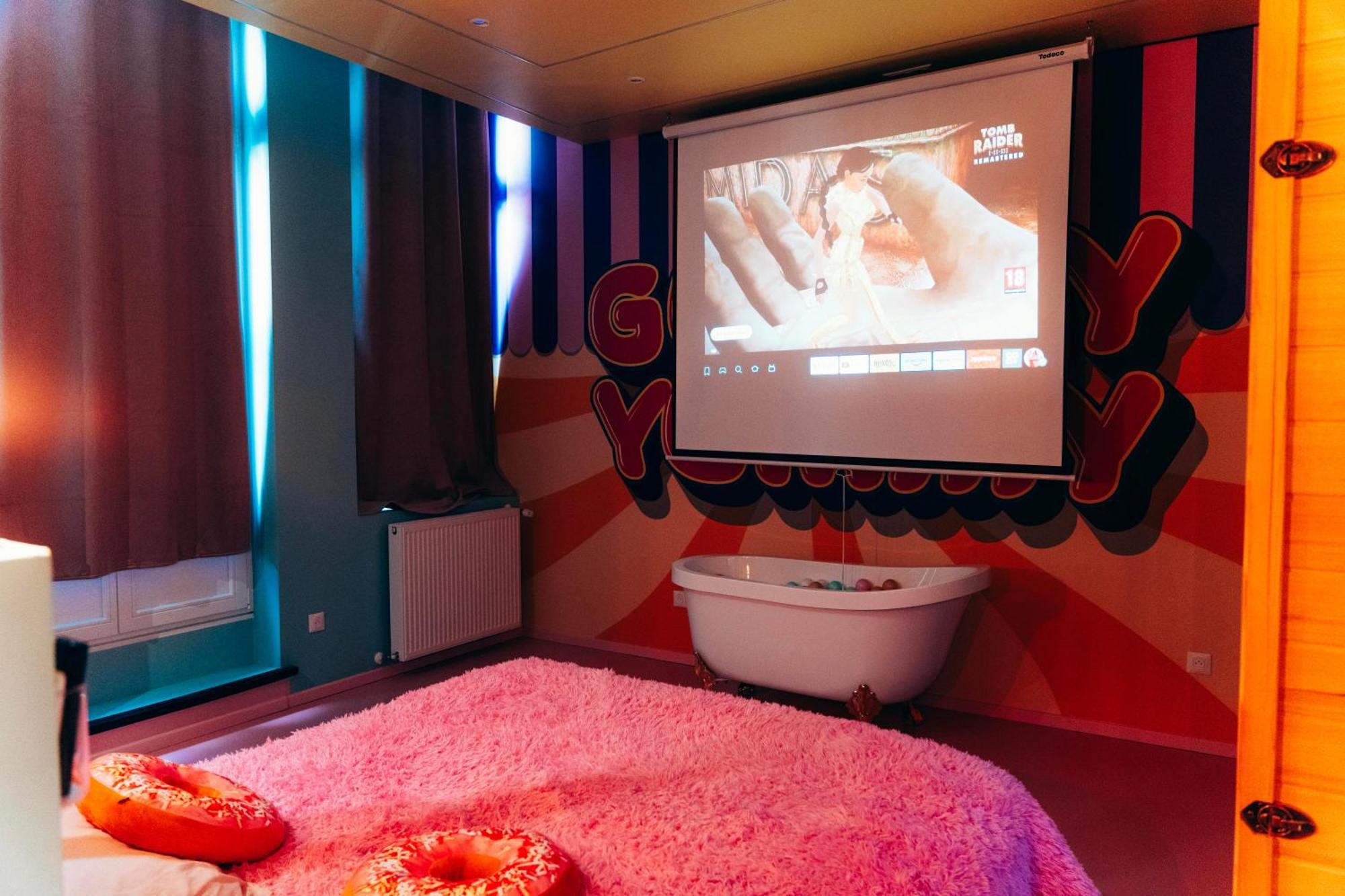 Capsule Bonbon - Balneo - Sauna - Billard - Nintendo Switch Douai Exteriör bild